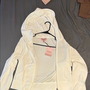 Juicy Couture Cream Hooded Jacket